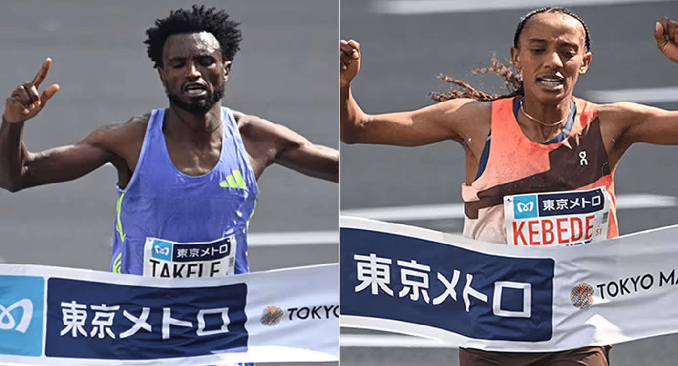 Takele, Kebede Lead Ethiopia’s Dominance at Tokyo Marathon 2025