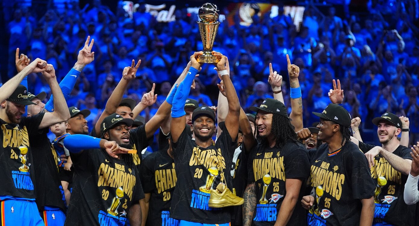 Oklahoma City Thunder Crowned Champions After Game 7 Victory; Shai Gilgeous-Alexander Shines, Haliburton Injured