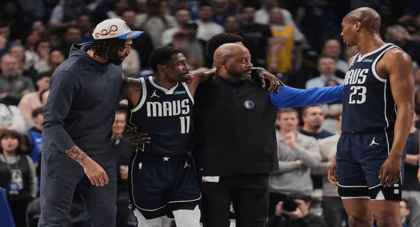  Injury-Plagued Mavericks Suffer Another Blow as Kyrie Irving Sprains Left Knee